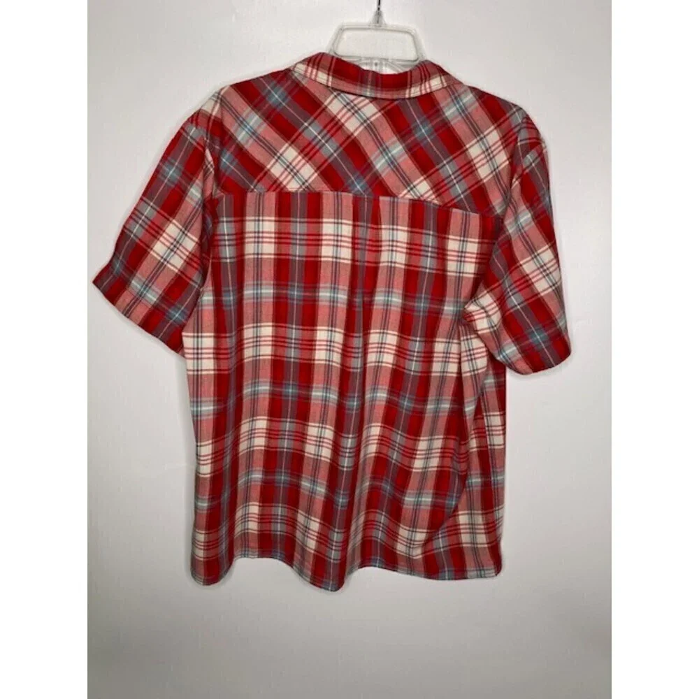The‎ North Face Mens Size L Short Sleeve Outdoor Travel Button Down Shirt